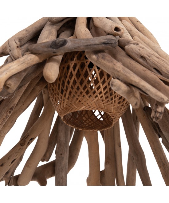 ΦΩΤΙΣΤΙΚΟ ΟΡΟΦΗΣ ΚΡΕΜΑΣΤΟ TREIT HM4875 DRIFTWOOD ΣΕ ΦΥΣΙΚΟ 48x54x52-73Υεκ [1xΕ27]