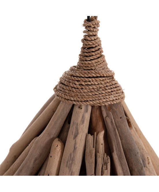 ΦΩΤΙΣΤΙΚΟ ΟΡΟΦΗΣ ΚΡΕΜΑΣΤΟ TREIT HM4875 DRIFTWOOD ΣΕ ΦΥΣΙΚΟ 48x54x52-73Υεκ [1xΕ27]
