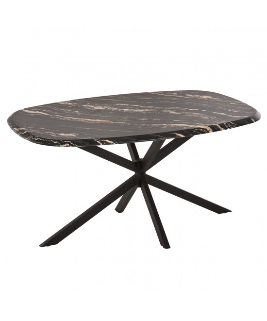 ΤΡΑΠΕΖΙ ΟΒΑΛ RODDEN HM11903.02 ΜΕ WERZALIT BLACK/GOLD MARBLE-ΜΑΥΡΗ ΒΑΣΗ 146x94x75Υεκ ΤΡΑΠΕΖΙ ΟΒΑΛ RODDEN HM11903.02 ΜΕ WERZALIT BLACK/GOLD MARBLE-ΜΑΥΡΗ ΒΑΣΗ 146x94x75Υεκ