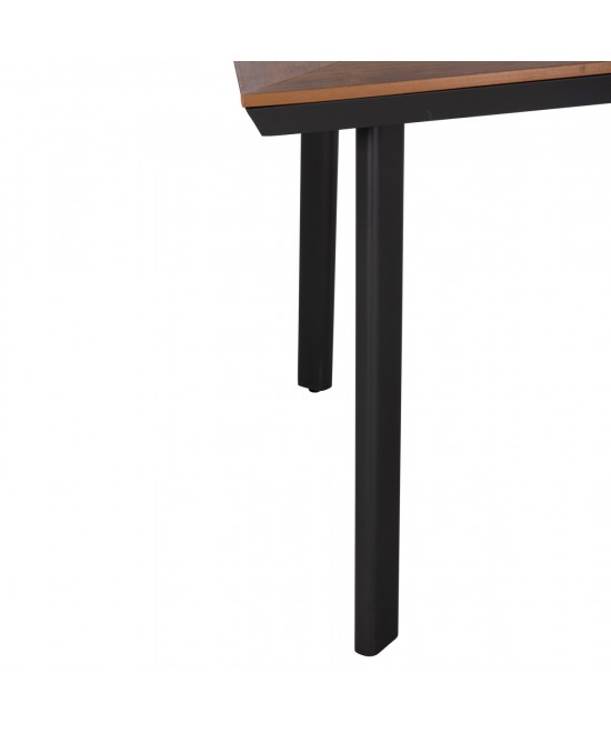 ΣΕΤ ΤΡΑΠΕΖΑΡΙΑΣ 9ΤΜΧ MAGNET HM10828.01 ΑΛΟΥΜΙΝΙΟ ΣΚΟΥΡΟ ΓΚΡΙ--POLYWOOD--P.E.ΣΧΟΙΝΙ