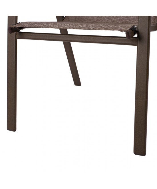 ΣΕΤ ΤΡΑΠΕΖΑΡΙΑΣ 5ΤΜΧ ADAM HM10897.02 ΤΡΑΠΕΖΙ 110x60εκ & 4 ΠΟΛΥΘΡΟΝΕΣ--ΚΑΦΕ