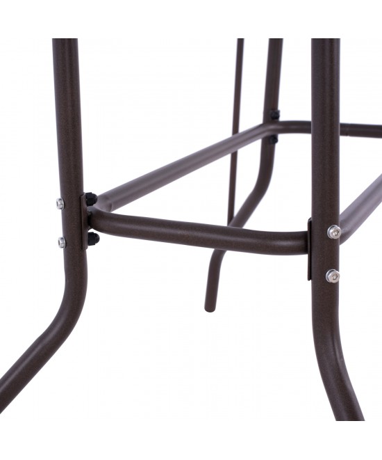 ΣΕΤ ΤΡΑΠΕΖΑΡΙΑΣ 5ΤΜΧ ADAM HM10897.02 ΤΡΑΠΕΖΙ 110x60εκ & 4 ΠΟΛΥΘΡΟΝΕΣ--ΚΑΦΕ