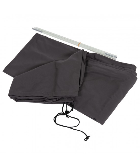 ΚΑΛΥΜΜΑ 3X4m ΓΙΑ ΟΜΠΡΕΛΑ HM6620.01 - SPUN POLYESTER ΣΕ ΓΚΡΙ