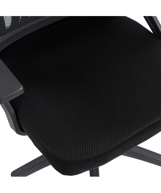 ΚΑΡΕΚΛΑ ΓΡΑΦΕΙΟΥ MATRON HM1226.01 ΜΑΥΡO PP & MESH ΥΦΑΣΜΑ 47x47x128Υεκ ΚΑΡΕΚΛΑ ΓΡΑΦΕΙΟΥ MATRON HM1226.01 ΜΑΥΡO PP & MESH ΥΦΑΣΜΑ 47x47x128Υεκ