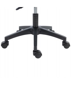 ΚΑΡΕΚΛΑ ΓΡΑΦΕΙΟΥ MATRON HM1226.01 ΜΑΥΡO PP & MESH ΥΦΑΣΜΑ 47x47x128Υεκ