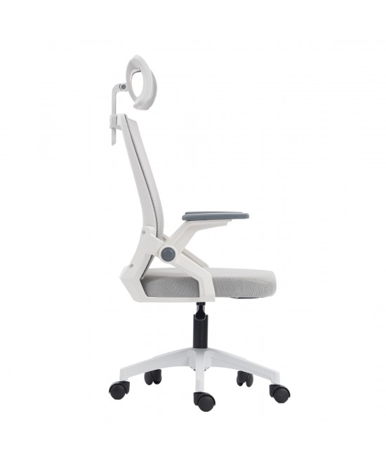 ΚΑΡΕΚΛΑ ΓΡΑΦΕΙΟΥ MATRON HM1226.02 ΛΕΥΚΟ PP--ΑΝΟΙΧΤΟ ΓΚΡΙ MESH 47x47x128Υεκ ΚΑΡΕΚΛΑ ΓΡΑΦΕΙΟΥ MATRON HM1226.02 ΛΕΥΚΟ PP--ΑΝΟΙΧΤΟ ΓΚΡΙ MESH 47x47x128Υεκ