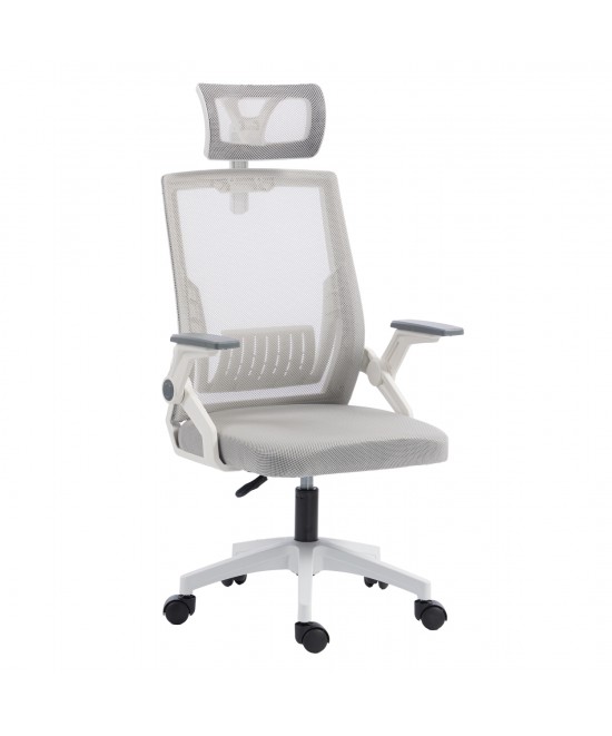 ΚΑΡΕΚΛΑ ΓΡΑΦΕΙΟΥ MATRON HM1226.02 ΛΕΥΚΟ PP--ΑΝΟΙΧΤΟ ΓΚΡΙ MESH 47x47x128Υεκ ΚΑΡΕΚΛΑ ΓΡΑΦΕΙΟΥ MATRON HM1226.02 ΛΕΥΚΟ PP--ΑΝΟΙΧΤΟ ΓΚΡΙ MESH 47x47x128Υεκ