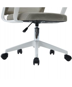 ΚΑΡΕΚΛΑ ΓΡΑΦΕΙΟΥ VELOCITY HM1229.02 ΛΕΥΚΟ PP--ΑΝΟΙΧΤΟ ΓΚΡΙ MESH 61x62x123Υεκ