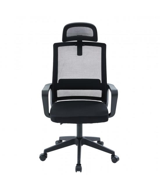 ΚΑΡΕΚΛΑ ΓΡΑΦΕΙΟΥ VELOCITY HM1229.01 ΜΑΥΡO MESH & PP 61x62x123Υεκ ΚΑΡΕΚΛΑ ΓΡΑΦΕΙΟΥ VELOCITY HM1229.01 ΜΑΥΡO MESH & PP 61x62x123Υεκ