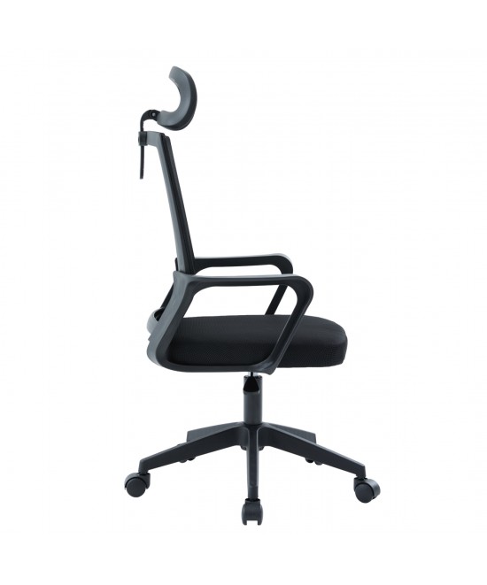 ΚΑΡΕΚΛΑ ΓΡΑΦΕΙΟΥ VELOCITY HM1229.01 ΜΑΥΡO MESH & PP 61x62x123Υεκ ΚΑΡΕΚΛΑ ΓΡΑΦΕΙΟΥ VELOCITY HM1229.01 ΜΑΥΡO MESH & PP 61x62x123Υεκ