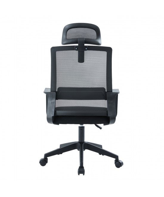ΚΑΡΕΚΛΑ ΓΡΑΦΕΙΟΥ VELOCITY HM1229.01 ΜΑΥΡO MESH & PP 61x62x123Υεκ ΚΑΡΕΚΛΑ ΓΡΑΦΕΙΟΥ VELOCITY HM1229.01 ΜΑΥΡO MESH & PP 61x62x123Υεκ