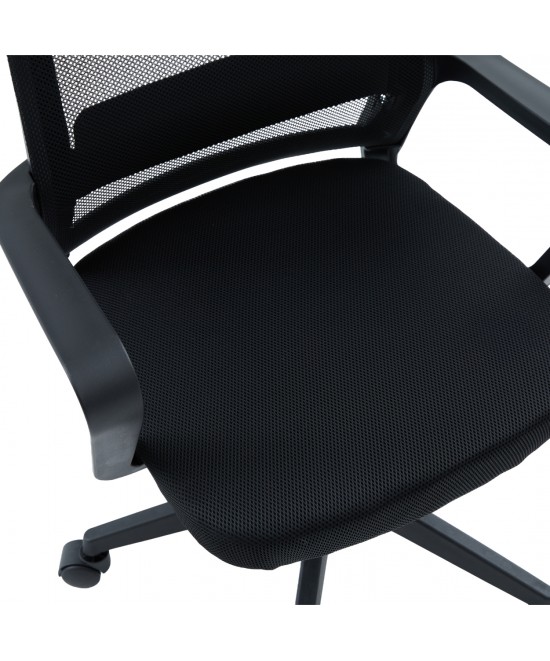 ΚΑΡΕΚΛΑ ΓΡΑΦΕΙΟΥ VELOCITY HM1229.01 ΜΑΥΡO MESH & PP 61x62x123Υεκ ΚΑΡΕΚΛΑ ΓΡΑΦΕΙΟΥ VELOCITY HM1229.01 ΜΑΥΡO MESH & PP 61x62x123Υεκ