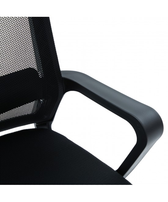 ΚΑΡΕΚΛΑ ΓΡΑΦΕΙΟΥ VELOCITY HM1229.01 ΜΑΥΡO MESH & PP 61x62x123Υεκ ΚΑΡΕΚΛΑ ΓΡΑΦΕΙΟΥ VELOCITY HM1229.01 ΜΑΥΡO MESH & PP 61x62x123Υεκ