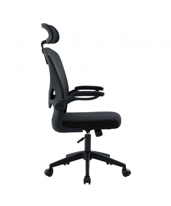 ΚΑΡΕΚΛΑ ΓΡΑΦΕΙΟΥ FLOATER HM1230.01 ΜΑΥΡO MESH & PP 62x62x106-116Υεκ ΚΑΡΕΚΛΑ ΓΡΑΦΕΙΟΥ FLOATER HM1230.01 ΜΑΥΡO MESH & PP 62x62x106-116Υεκ