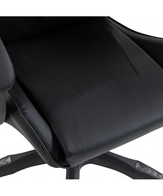 ΚΑΡΕΚΛΑ GAMING STRATUS HM1231.01 ΜΑΥΡΟ PVC--ΜΕ ΜΑΞIΛΑΡΑΚΙΑ ΜΕΣΗΣ/ΚΕΦΑΛΗΣ 62x62x119Υεκ