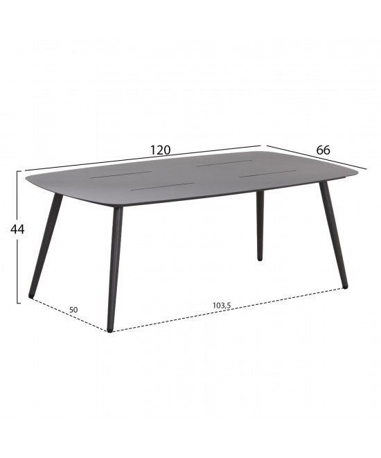 ΣΕΤ ΣΑΛΟΝΙ 4ΤΜΧ CASSIAN HM6552.01 ΑΛΟΥΜΙΝΙΟ & ΜΑΞΙΛΑΡΙΑ ΓΚΡΙ-ΜΠΕΖ P.E.RATTAN