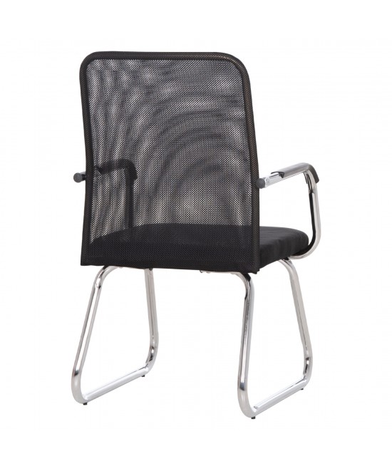 ΚΑΡΕΚΛΑ ΕΠΙΣΚΕΠΤΗ STED HM1232.01 ΜΑΥΡO MESH--ΠΟΔΙΑ/ΜΠΡΑΤΣΑ ΧΡΩΜΙΟΥ 55x59x89Υεκ