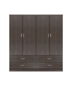 ΣΕΤ 2 ΤΜΧ ΝΤΟΥΛΑΠΑ 4ΦΥΛΛΗ ΜΕ 4 ΣΥΡΤΑΡΙΑ ZEBRANO 160X42X181 HM11349.01