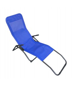 ΞΑΠΛΩΣΤΡΑ ΚΟΥΝΙΣΤΗ SWINGSAND HM6553.05 ΜΠΛΕ TEXTILENE--ΜΑΥΡΟ ΜΕΤΑΛΛΟ 143x60x94Υεκ