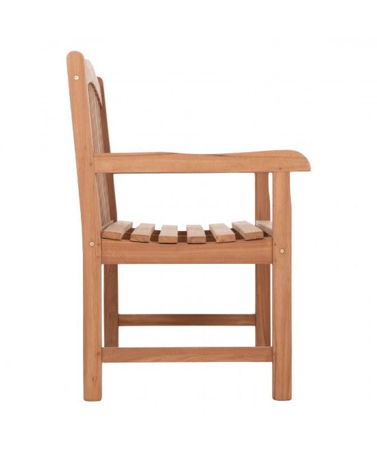 ΠΑΓΚΑΚΙ ΚΗΠΟΥ 2ΘΕΣΙΟ ELENA HM6651 ΞΥΛΟ TEAK--ΦΥΣΙΚΟ 120x60x95Υεκ.