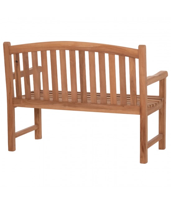 ΠΑΓΚΑΚΙ ΚΗΠΟΥ 2ΘΕΣΙΟ ELENA HM6651 ΞΥΛΟ TEAK--ΦΥΣΙΚΟ 120x60x95Υεκ.