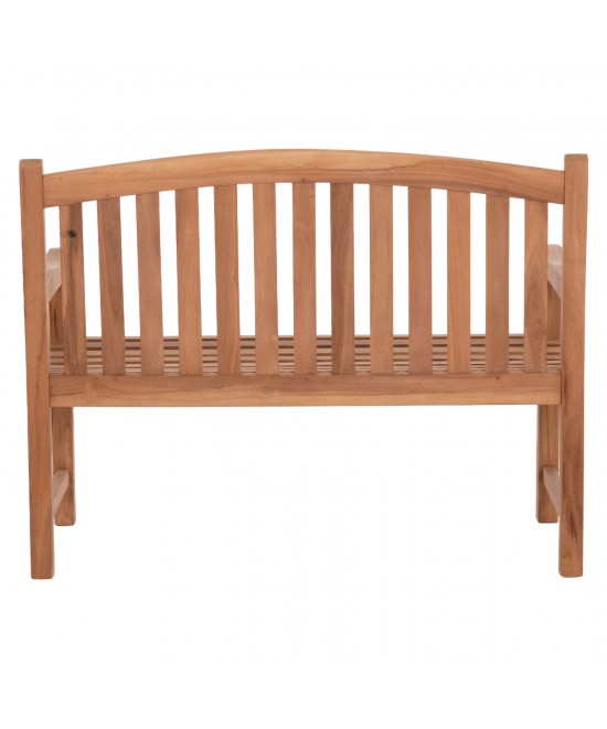 ΠΑΓΚΑΚΙ ΚΗΠΟΥ 2ΘΕΣΙΟ ELENA HM6651 ΞΥΛΟ TEAK--ΦΥΣΙΚΟ 120x60x95Υεκ.