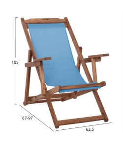 ΣΕΖΛΟΝΓΚ ΜΕ ΜΠΡΑΤΣΑ ΛΗΜΝΟΣ & PVC ΓΑΛΑΖΙΟ HM11708.08T ΞΥΛΟ ΟΞΙΑΣ ΚΑΡΥΔΙ 62.5x97x105Υεκ ΣΕΖΛΟΝΓΚ ΜΕ ΜΠΡΑΤΣΑ ΛΗΜΝΟΣ & PVC ΓΑΛΑΖΙΟ HM11708.08T ΞΥΛΟ ΟΞΙΑΣ ΚΑΡΥΔΙ 62.5x97x105Υεκ