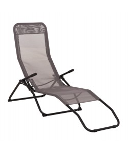 ΞΑΠΛΩΣΤΡΑ ΚΟΥΝΙΣΤΗ SWINGSAND HM6553.01 ΓΚΡΙ TEXTILENE--ΜΑΥΡΟ ΜΕΤΑΛΛΟ 142x60x95Υεκ