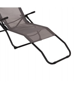 ΞΑΠΛΩΣΤΡΑ ΚΟΥΝΙΣΤΗ SWINGSAND HM6553.01 ΓΚΡΙ TEXTILENE--ΜΑΥΡΟ ΜΕΤΑΛΛΟ 143x60x94Υεκ