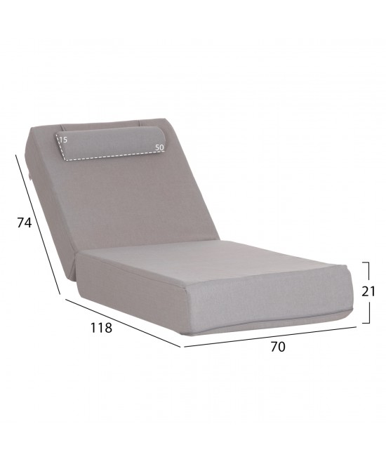 ΜΑΞΙΛΑΡΙ ΞΑΠΛΩΣΤΡΑΣ KIHEI HM21124 OLEFIN ΨΑΡΟΚΚΟΚΑΛΟ ΜΕ FOAM 195x70x21Υεκ