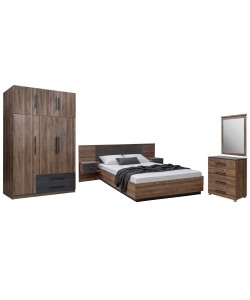 ΣΕΤ ΚΡΕΒΑΤΟΚΑΜΑΡΑΣ 5ΤΜΧ CARYS HM10888.11 ΜΕΛΑΜΙΝΗ ΣΕ ΚΑΡΥΔΙ