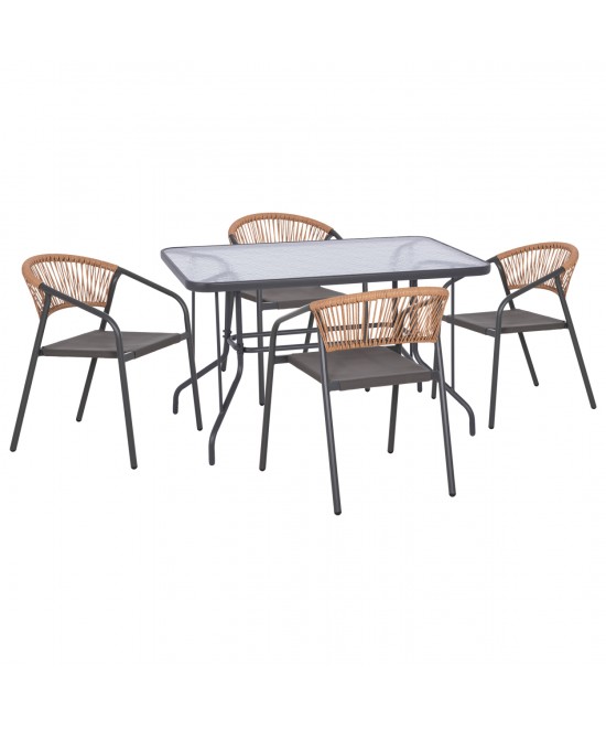 ΣΕΤ ΤΡΑΠΕΖΑΡΙΑΣ 5ΤΜΧ ADAM HM10859.01 ΚΑΡΕΚΛΕΣ ΜΕΤΑΛΛΙΚΕΣ & ΤΡΑΠΕΖΙ 120x70εκ ΓΚΡΙ ΣΕΤ ΤΡΑΠΕΖΑΡΙΑΣ 5ΤΜΧ ADAM HM10859.01 ΚΑΡΕΚΛΕΣ ΜΕΤΑΛΛΙΚΕΣ & ΤΡΑΠΕΖΙ 120x70εκ ΓΚΡΙ