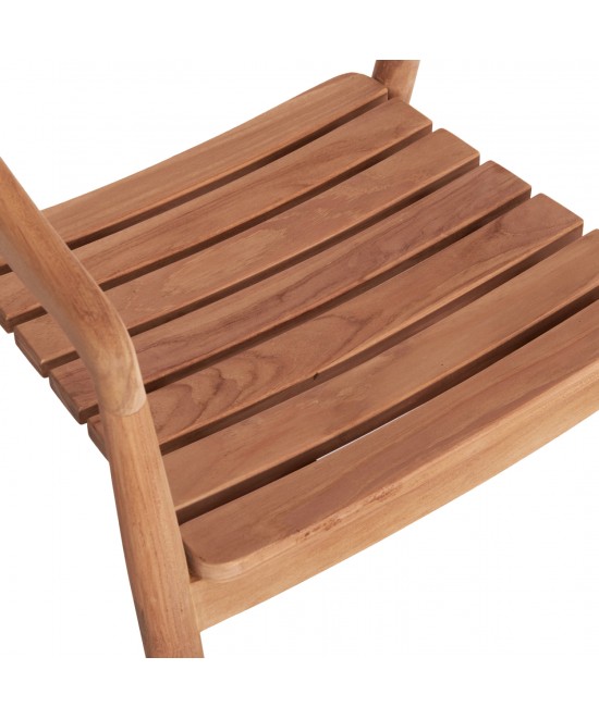 ΣΕΤ ΤΡΑΠΕΖΑΡΙΑΣ ΕΞ.ΧΩΡΟΥ 5ΤΜΧ EBENIZER HM10915 ΞΥΛΟ TEAK ΣΕ ΦΥΣΙΚΟ