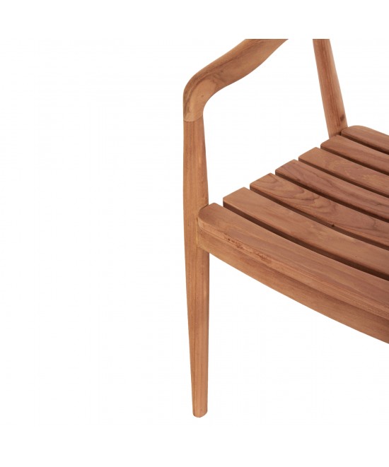 ΣΕΤ ΤΡΑΠΕΖΑΡΙΑΣ ΕΞ.ΧΩΡΟΥ 5ΤΜΧ EBENIZER HM10915 ΞΥΛΟ TEAK ΣΕ ΦΥΣΙΚΟ