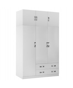 ΝΤΟΥΛΑΠΑ 3ΦΥΛΛΗ ΜΕ ΠΑΤΑΡΙ CARLY HM10891.05 ΜΕΛΑΜΙΝΗ ΣΕ ΛΕΥΚΟ 150X55Χ240Υεκ.