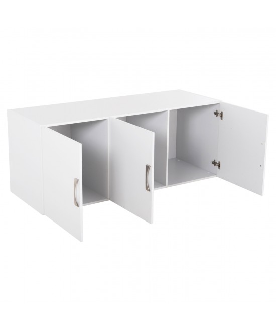 ΝΤΟΥΛΑΠΑ 3ΦΥΛΛΗ ΜΕ ΠΑΤΑΡΙ CARLY HM10891.05 ΜΕΛΑΜΙΝΗ ΣΕ ΛΕΥΚΟ 150X55Χ240Υεκ.