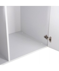 ΝΤΟΥΛΑΠΑ 3ΦΥΛΛΗ ΜΕ ΠΑΤΑΡΙ CARLY HM10891.05 ΜΕΛΑΜΙΝΗ ΣΕ ΛΕΥΚΟ 150X55Χ240Υεκ.