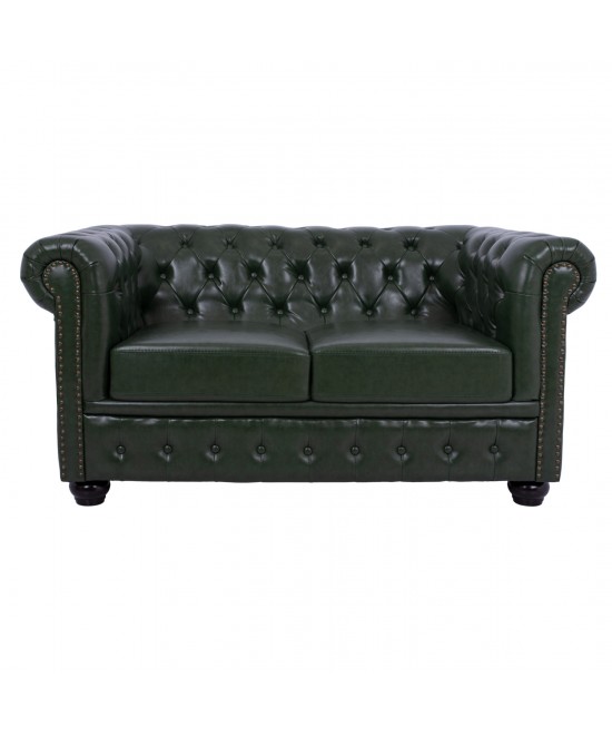 ΣΕΤ ΚΑΝΑΠΕΣ 2ΘΕΣΙΟΣ & 3ΘΕΣΙΟΣ HM10911.08 PU ΔΕΡΜΑ Τ.CHESTERFIELD ΚΥΠΑΡΙΣΣΙ