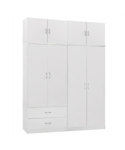 ΝΤΟΥΛΑΠΑ 4-ΦΥΛΛΗ ΜΕ ΠΑΤΑΡΙ & ΣΥΡΤΑΡΙΑ JENNA HM11355.05 ΜΕΛΑΜΙΝΗ ΣΕ ΛΕΥΚΟ 160x43x240Υεκ