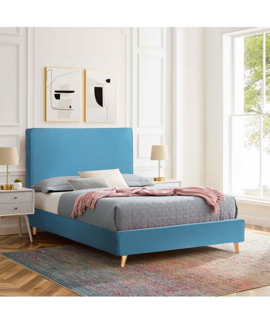 ΚΡΕΒΑΤΙ ΗΜΙΔΙΠΛΟ ΜΕ ΣΤΡΩΜΑ MAYLIN HM10758.08 ΒΕΛΟΥΔΟ ΤΙΡΚΟΥΑΖ--ΣΤΡΩΜΑ 120Χ200εκ