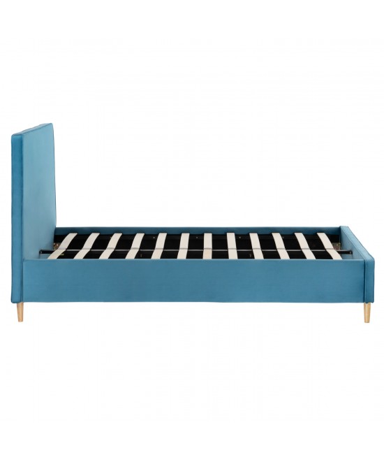 ΚΡΕΒΑΤΙ ΗΜΙΔΙΠΛΟ ΜΕ ΣΤΡΩΜΑ MAYLIN HM10758.08 ΒΕΛΟΥΔΟ ΤΙΡΚΟΥΑΖ--ΣΤΡΩΜΑ 120Χ200εκ