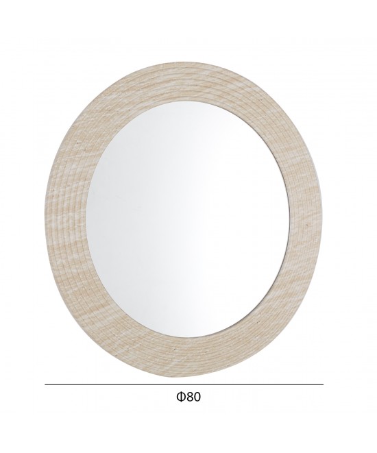 ΚΑΘΡΕΠΤΗΣ ΤΟΙΧΟΥ FONTE HM4880 ΠΛΑΙΣΙΟ MDF ΜΕ PVC ΣΕ ΧΡΩΜΑΤΙΣΜΟ ΤΡΑΒΕΡΤΙΝΑΣ Φ80εκ.