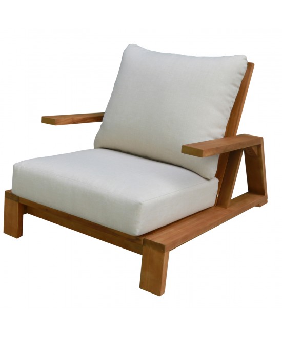 ΠΟΛΥΘΡΟΝΑ LOUNGE MIREX HM6641 ΞΥΛΟ ΑΚΑΚΙΑΣ ΦΥΣΙΚΟ-ΕΚΡΟΥ ΜΑΞΙΛΑΡΙΑ 81x96x68Υεκ