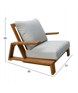 ΣΕΤ ΣΑΛΟΝΙ LOUNGE 4ΤΜΧ MIREX HM6521 ΞΥΛΟ ΑΚΑΚΙΑΣ--ΠΟΛΥΕΣΤΕΡΙΚΑ ΜΑΞΙΛΑΡΙΑ ΕΚΡΟΥ