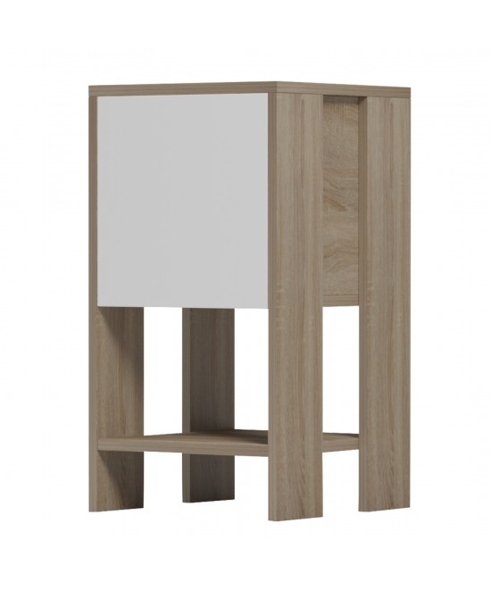 ΚΟΜΟΔΙΝΟ ARGUS HM18378.11 ΜΕΛΑΜΙΝΗ ΛΕΥΚΟ/SONAMA 30x30x55Υεκ.
