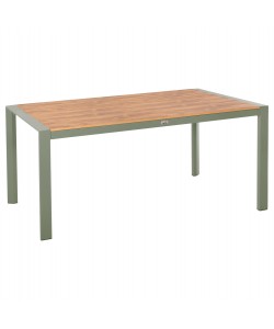 ΤΡΑΠΕΖΙ ΕΞΩΤ.ΧΩΡΟΥ GOYA HM6059.07 ΑΛΟΥΜΙΝΙΟ ΣE OLIVE GREEN & POLYWOOD 160X80Χ75Υεκ.