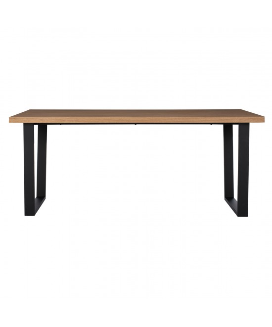 ΣΕΤ ΤΡΑΠΕΖΑΡΙΑΣ 7ΤΜΧ ASTORIA HM10933.02 MDF TOP--ΥΦΑΣΜΑ ΜΠΕΖ/ΚΑΦΕ & ΜΕΤΑΛΛΟ ΜΑΥΡΟ