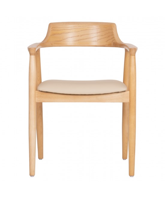 ΠΟΛΥΘΡΟΝΑ ΤΡΑΠΕΖΑΡΙΑΣ TARGA HM18336.11 RUBBERWOOD ΦΥΣΙΚΟ & PU ΕΚΡΟΥ 58x54x78Yεκ ΠΟΛΥΘΡΟΝΑ ΤΡΑΠΕΖΑΡΙΑΣ TARGA HM18336.11 RUBBERWOOD ΦΥΣΙΚΟ & PU ΕΚΡΟΥ 58x54x78Yεκ