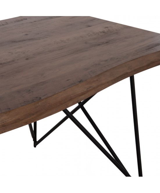 ΣΕΤ ΤΡΑΠΕΖΑΡΙΑΣ 7ΤΜΧ VIGOR HM21355 ΤΡΑΠΕΖΙ 180x90εκ ΜΕ 6 ΚΑΡΕΚΛΕΣ