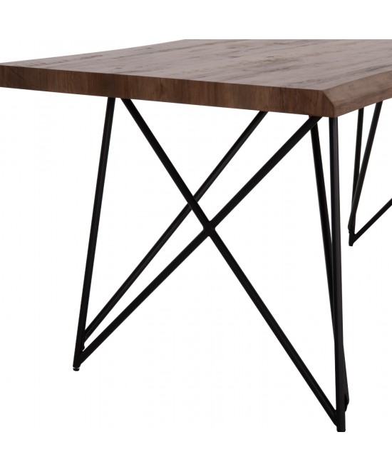 ΣΕΤ ΤΡΑΠΕΖΑΡΙΑΣ 7ΤΜΧ VIGOR HM21355 ΤΡΑΠΕΖΙ 180x90εκ ΜΕ 6 ΚΑΡΕΚΛΕΣ